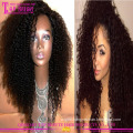 5A grade virgin brazilian hair african american full lace wigs